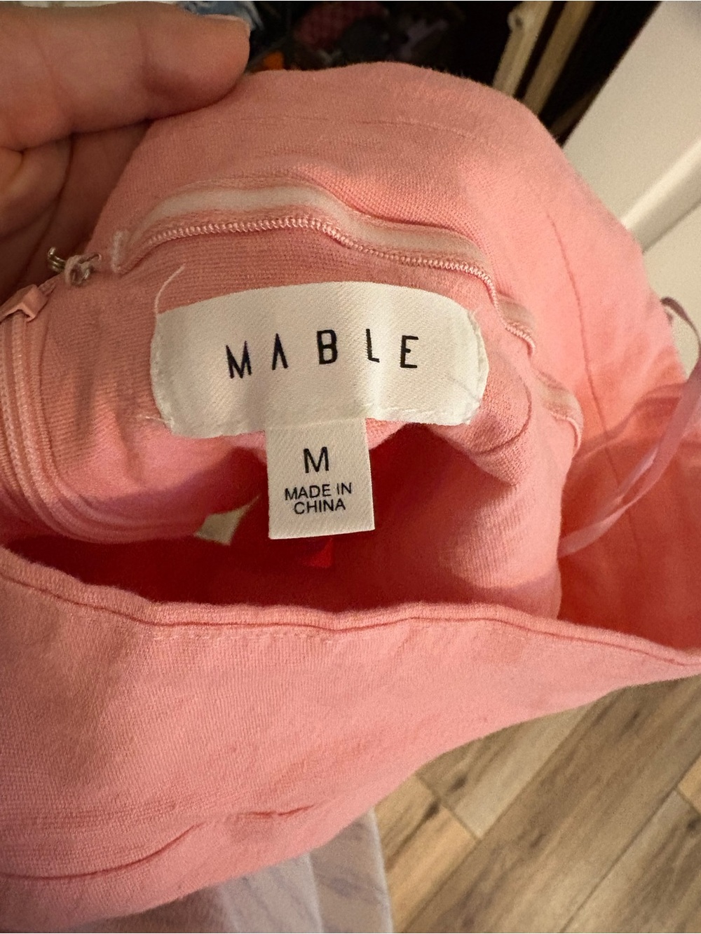 MABLE Coral Pink Mini Dress - Women's M